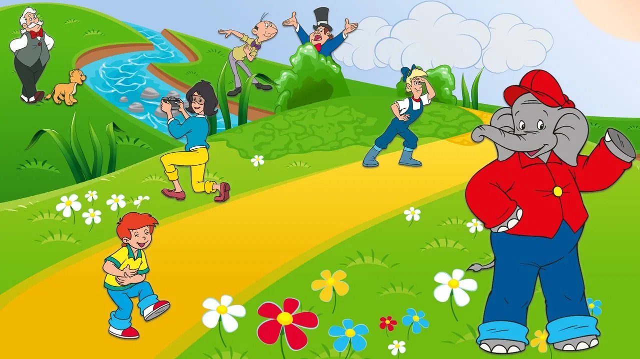 Benjamin the Elephant backdrop