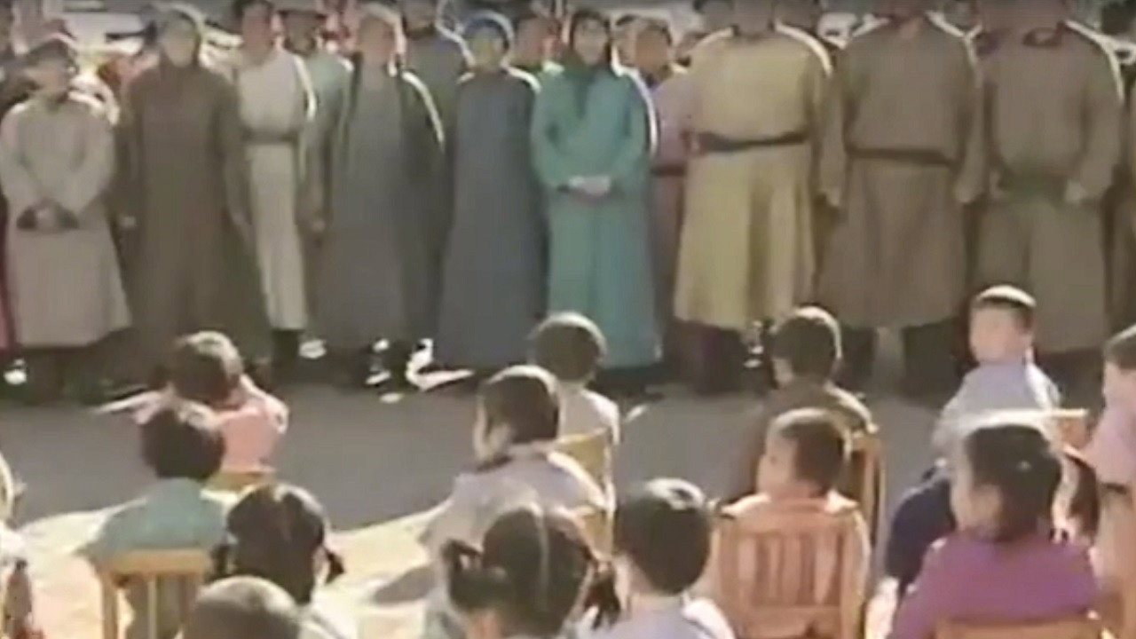 The Silent Emin River backdrop