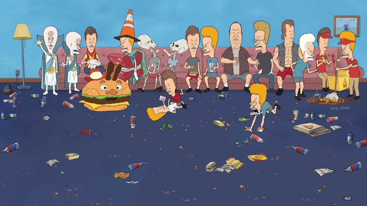 Mike Judge's Beavis and Butt-Head backdrop