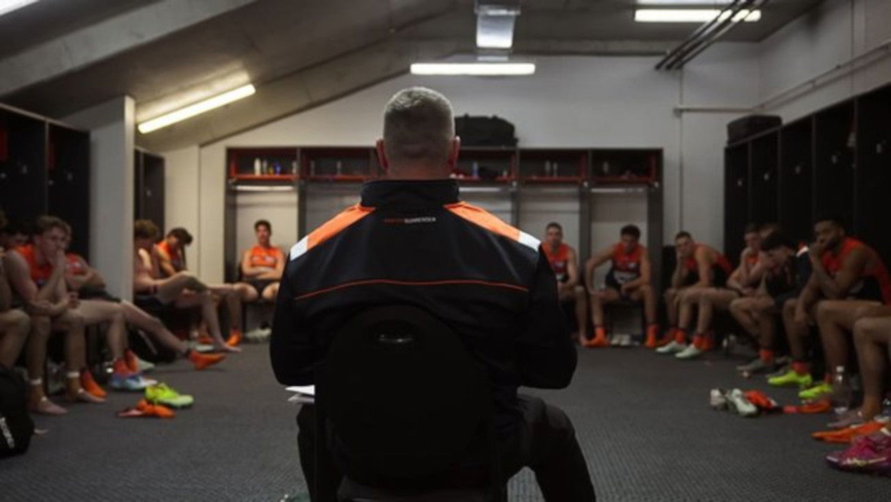No Holds Barred: The GWS Giants backdrop