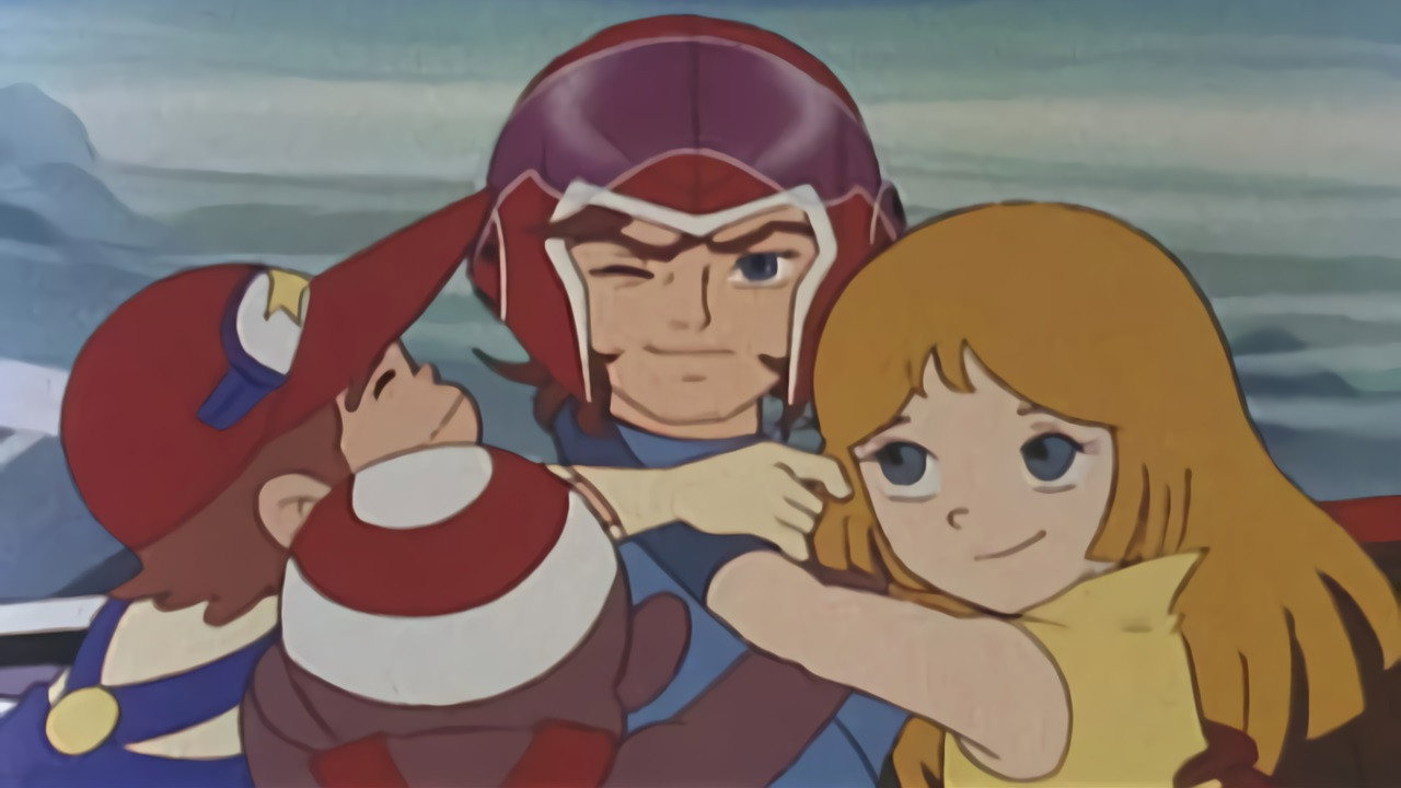 Tobidase! Machine Hiryuu backdrop