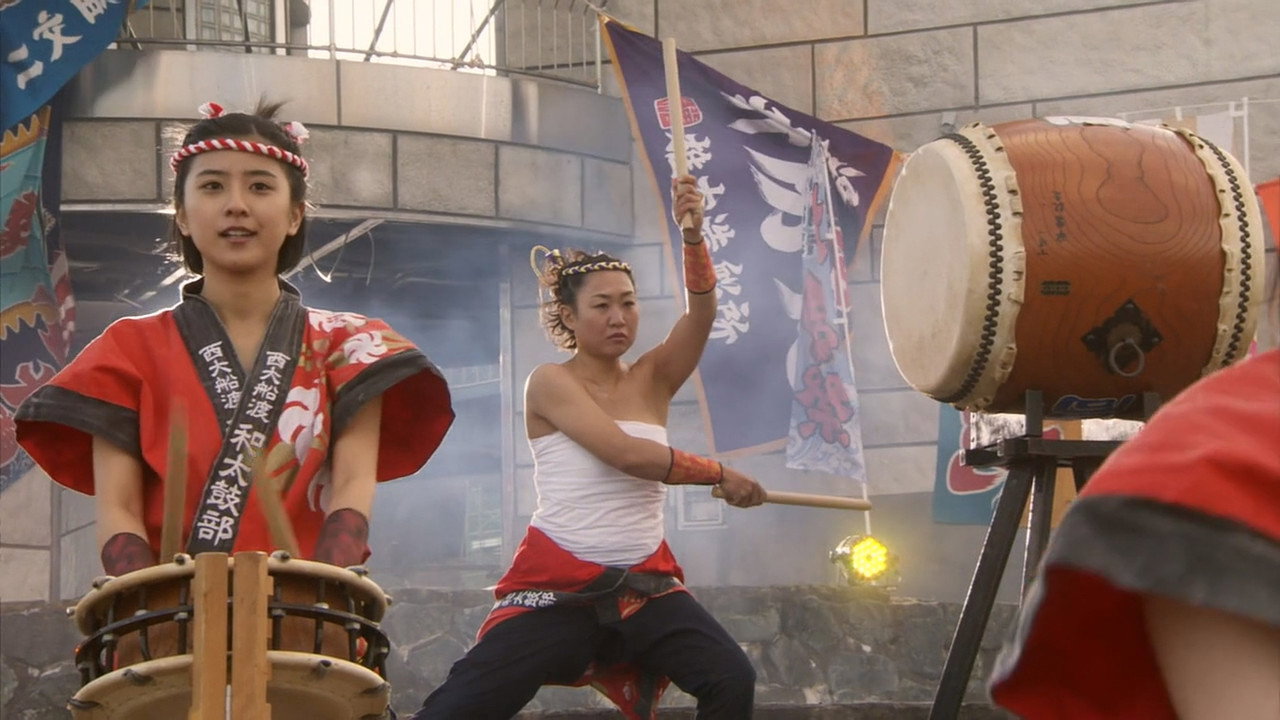 Koi no sanriku ressha kon de iko! backdrop