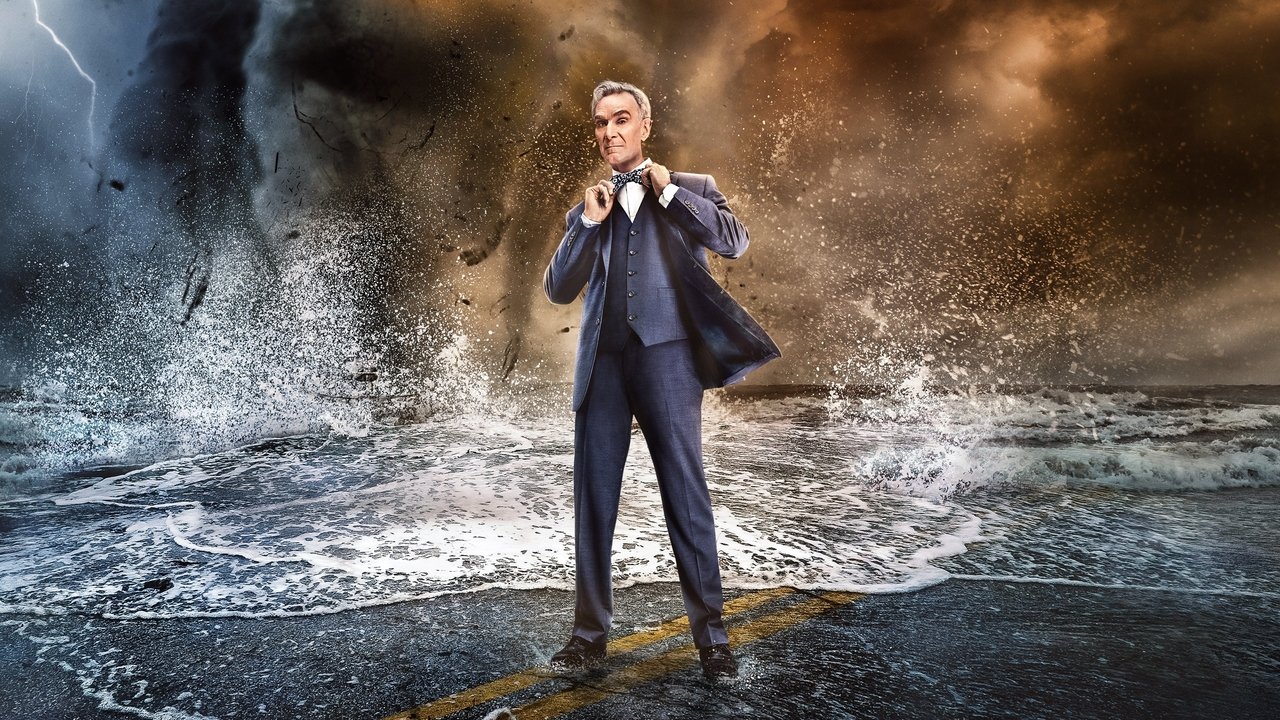 The End Is Nye backdrop