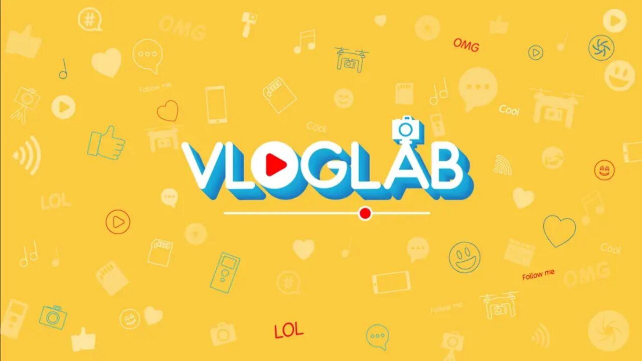 Vloglab #Stories backdrop
