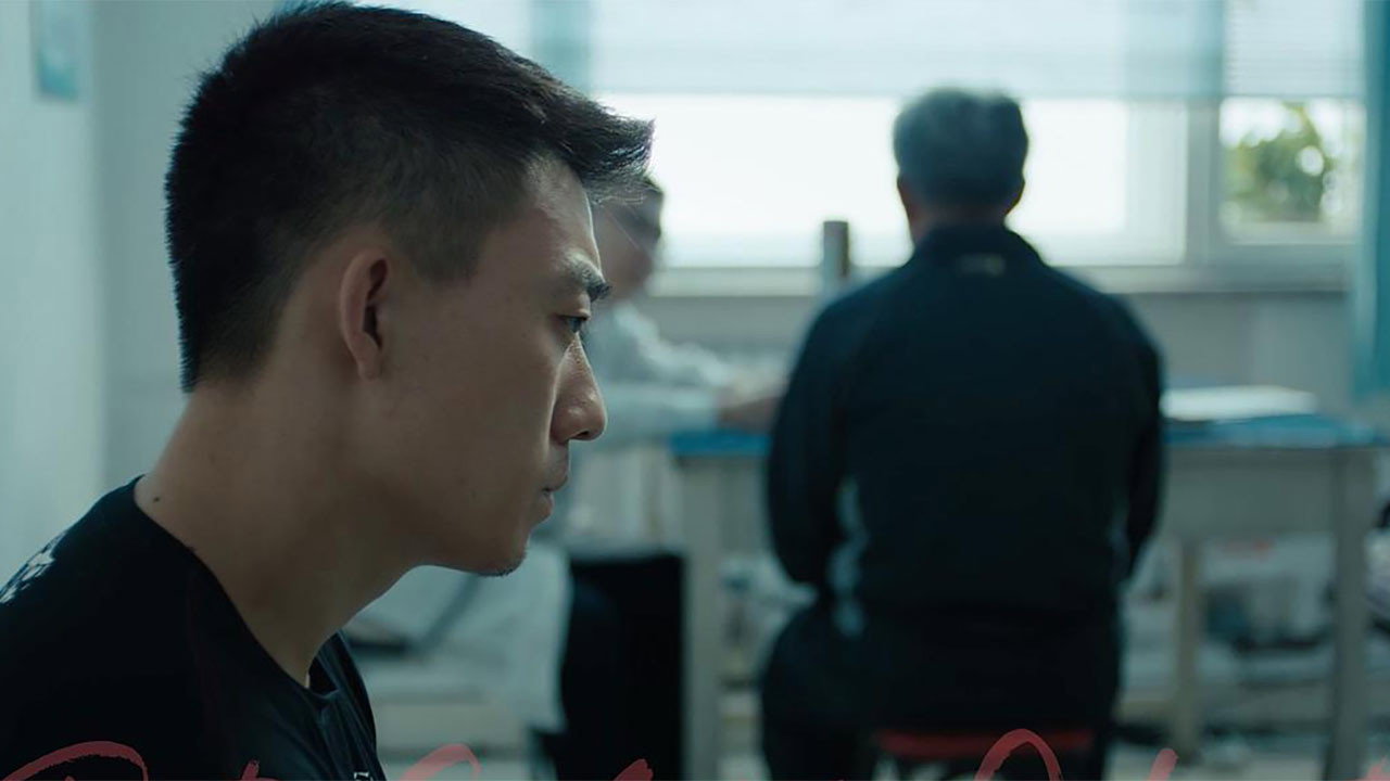 一个拳手 backdrop