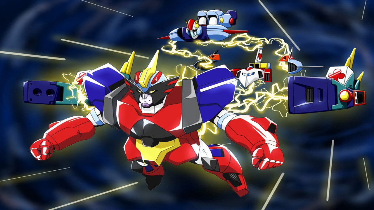 Chōgattai Majutsu Robo Ginguiser backdrop