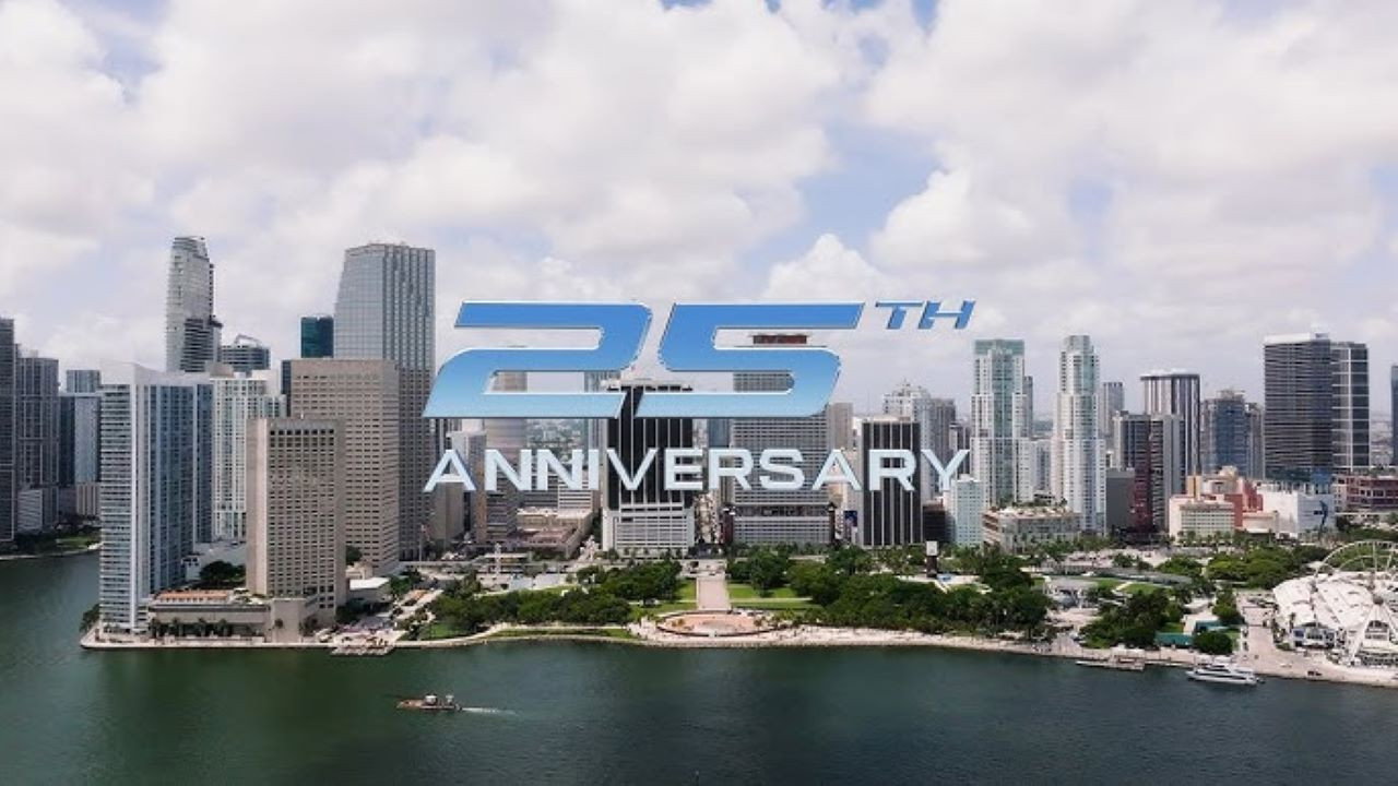Ultra Miami's 25th Anniversary backdrop