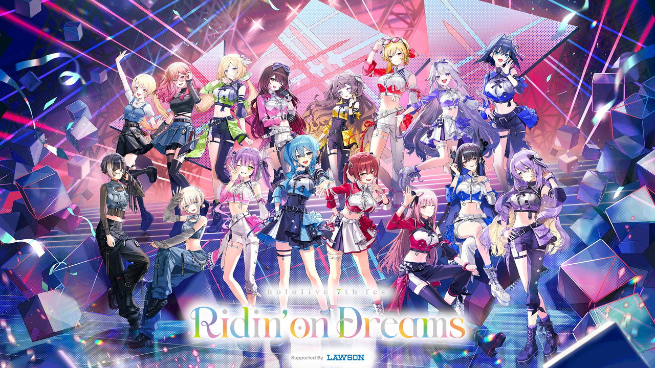 hololive 7th fes. Ridin’ on Dreams Day 3 Stage 4 backdrop