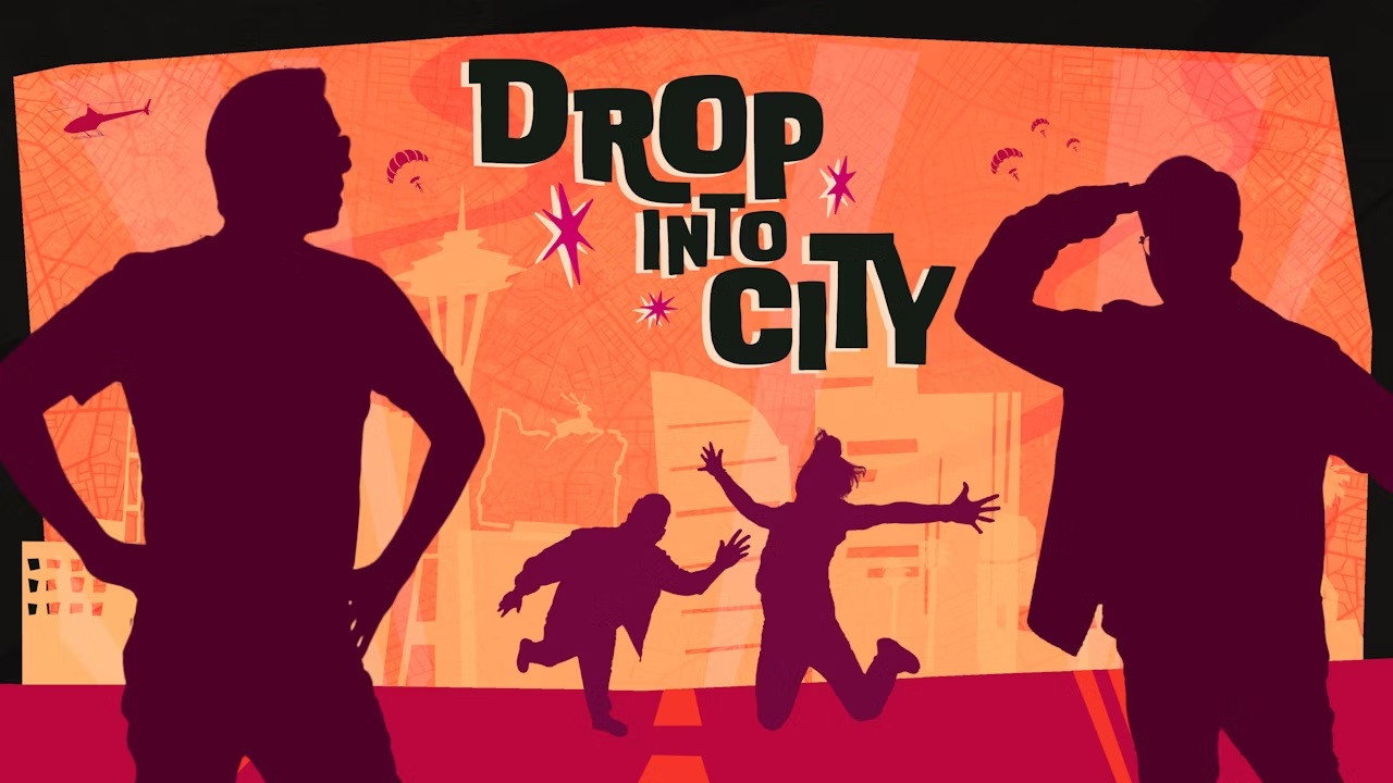 Drop Into City backdrop