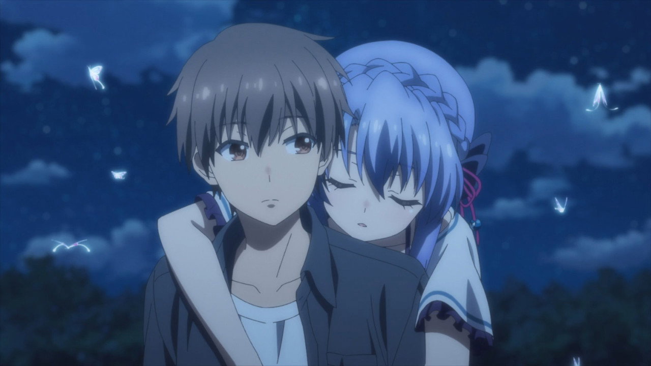 Theatrical Edition Summer Pockets Sorakado Ao Arc backdrop