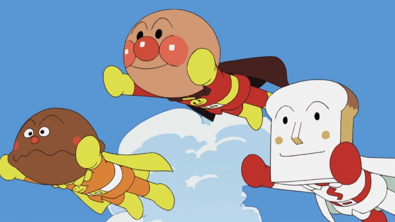 Go! Anpanman: Roboly and the Warming Present backdrop