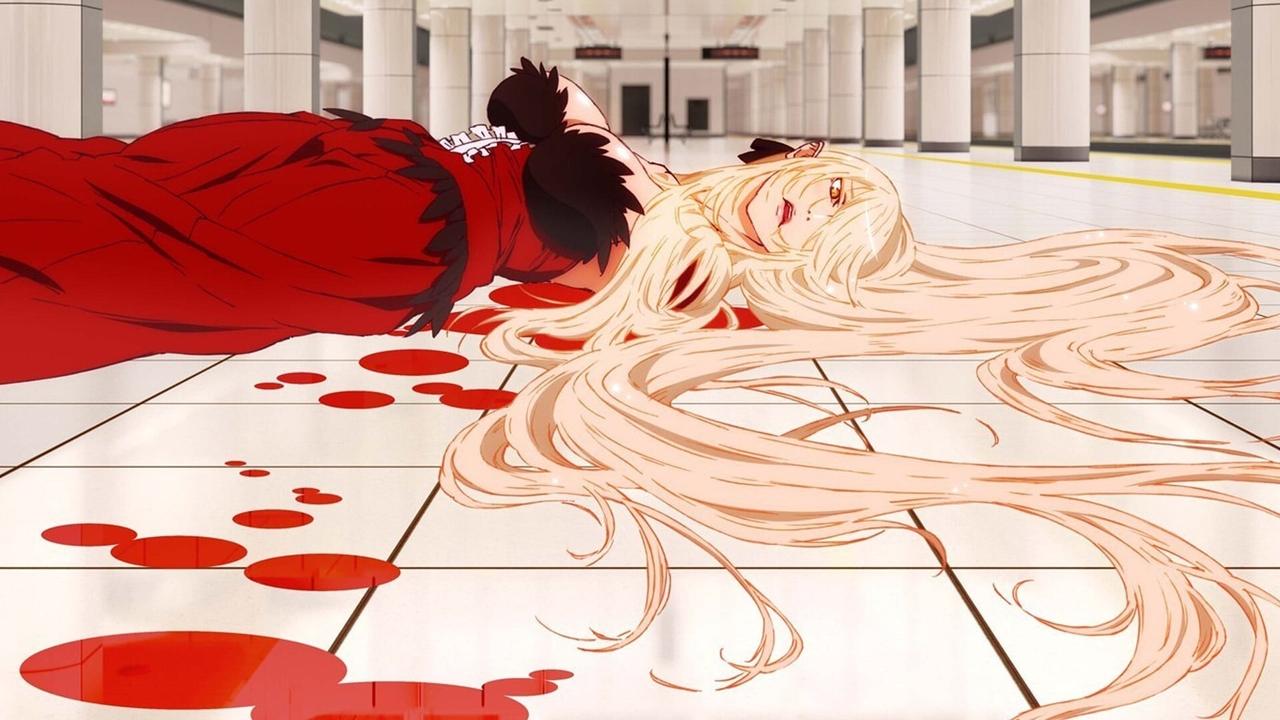 Kizumonogatari Part 1: Tekketsu backdrop