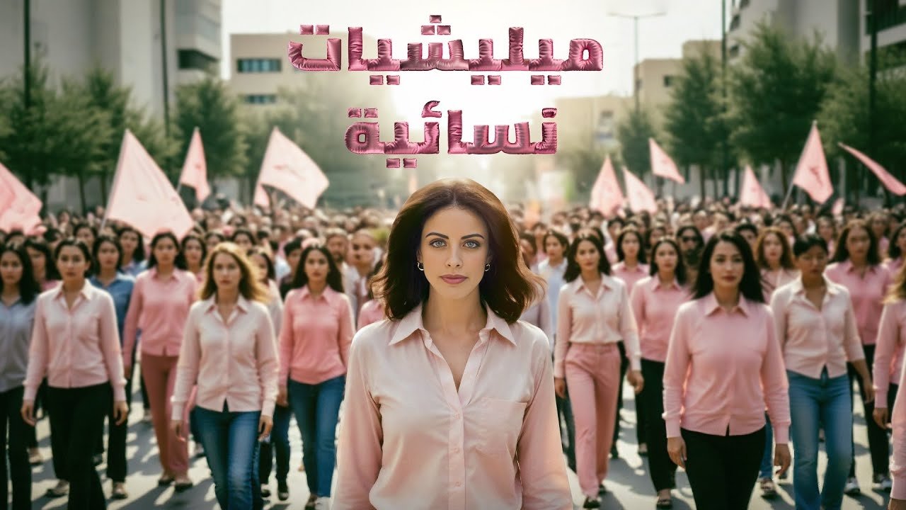 Women's militias backdrop