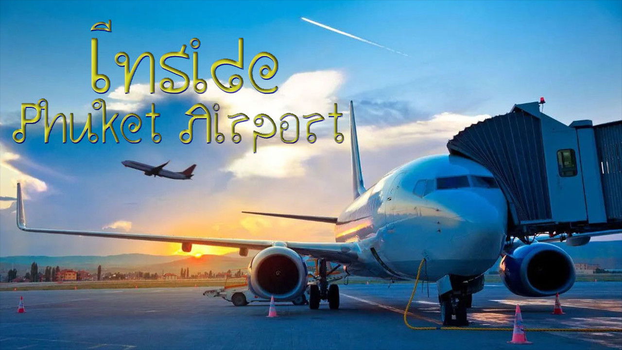 Inside Phuket Airport backdrop