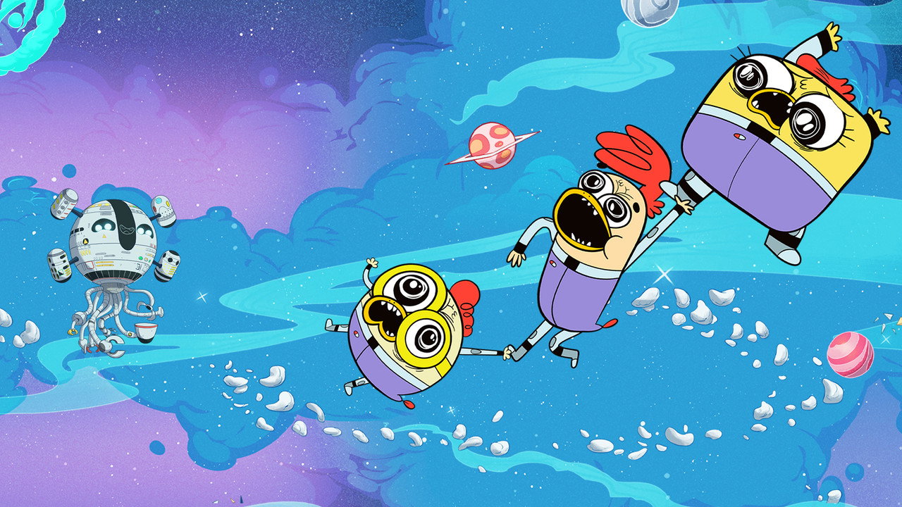 Space Chickens in Space backdrop