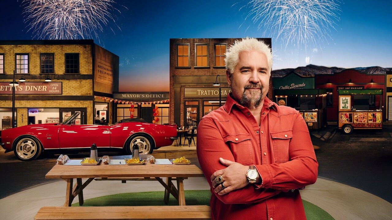 Flavortown Food Fight backdrop