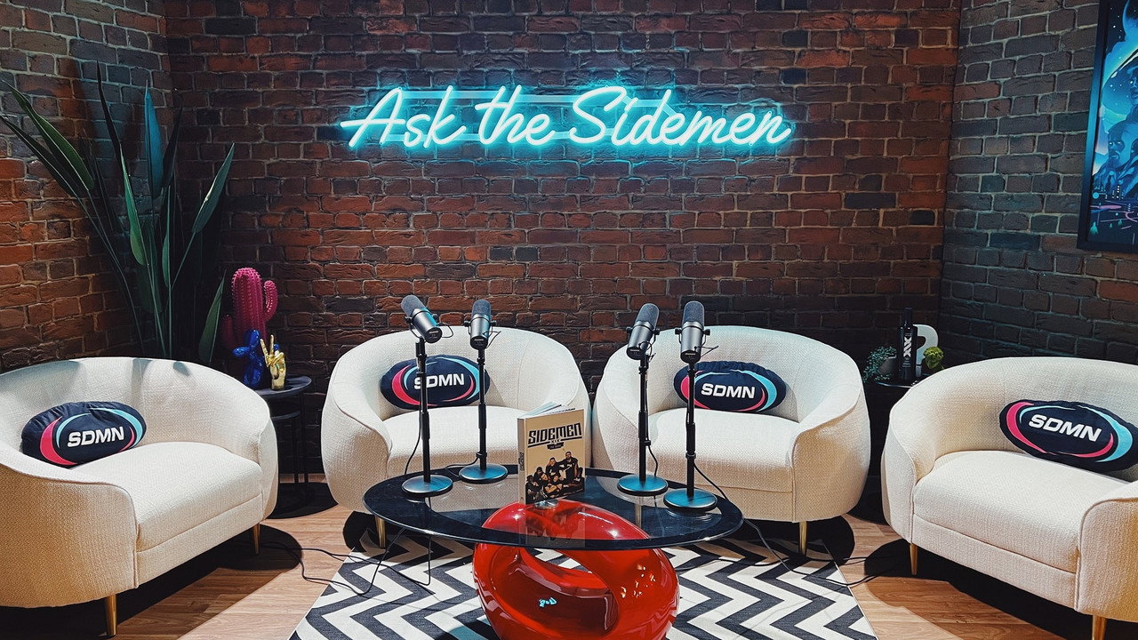 Ask the Sidemen backdrop