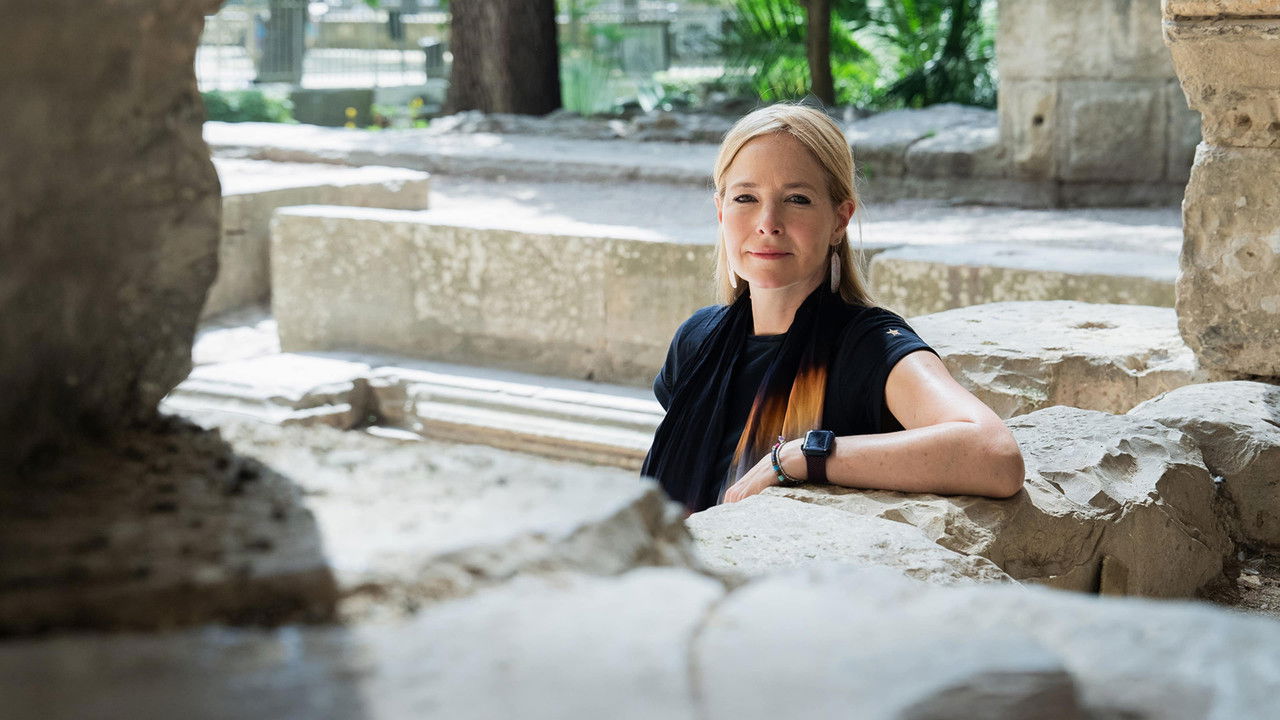 Roman Empire by Train with Alice Roberts backdrop