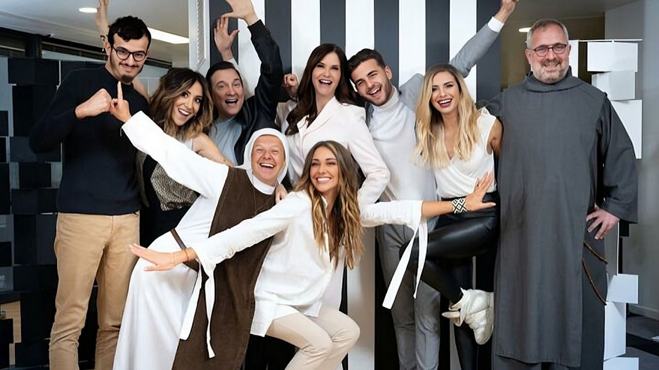 Bienvenue au monastère backdrop