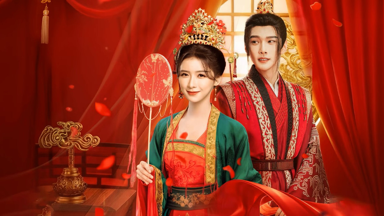 A Girl in Tang Dynasty backdrop