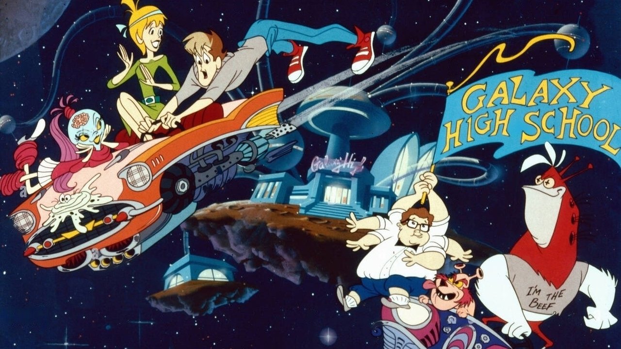 Galaxy High School backdrop