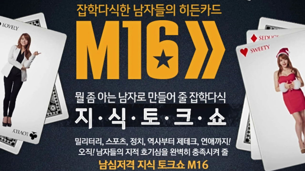 잡학다식한 남자들의 히든카드 M16 backdrop