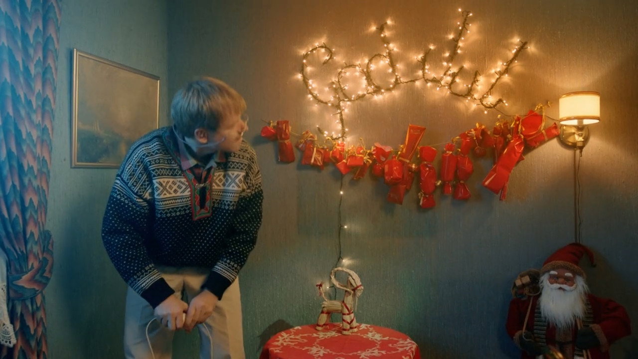 Asbjørns julekalender backdrop