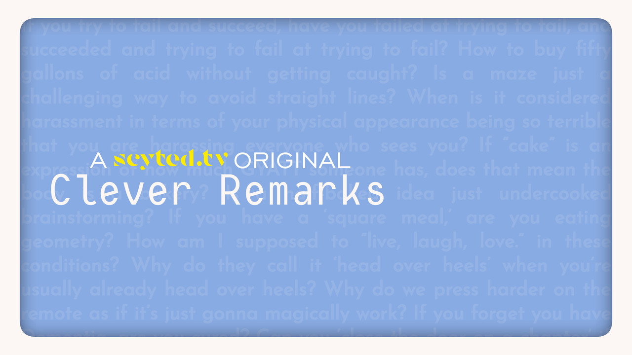 Clever Remarks backdrop