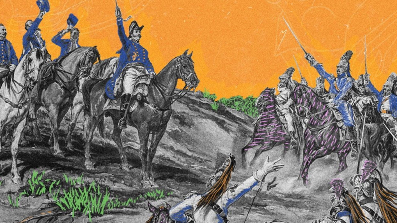 B de Brasil backdrop