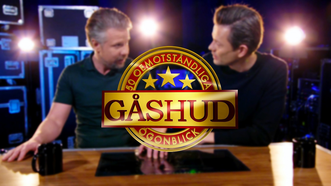 Gåshud med Filip och Fredrik backdrop