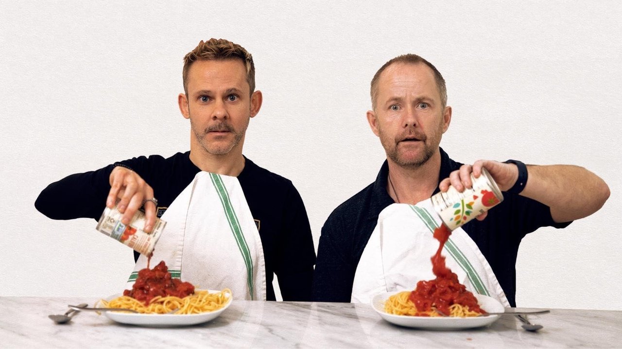 Billy & Dom Eat the World backdrop