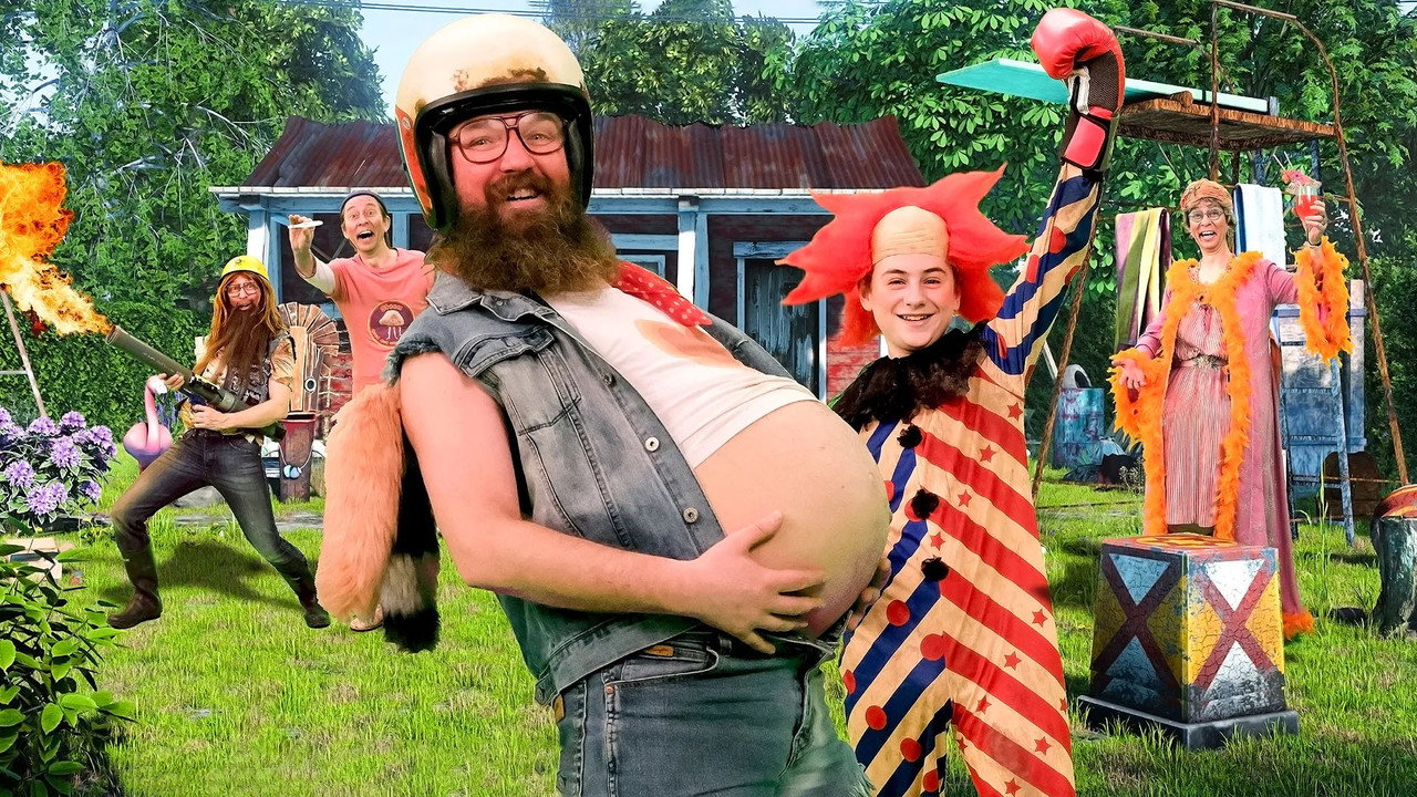 Onkel Rejes fede sommerferie backdrop