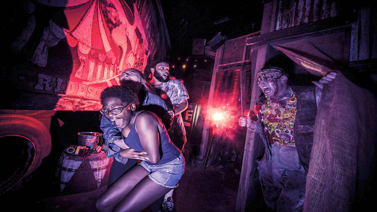 Halloween in Hollywood backdrop