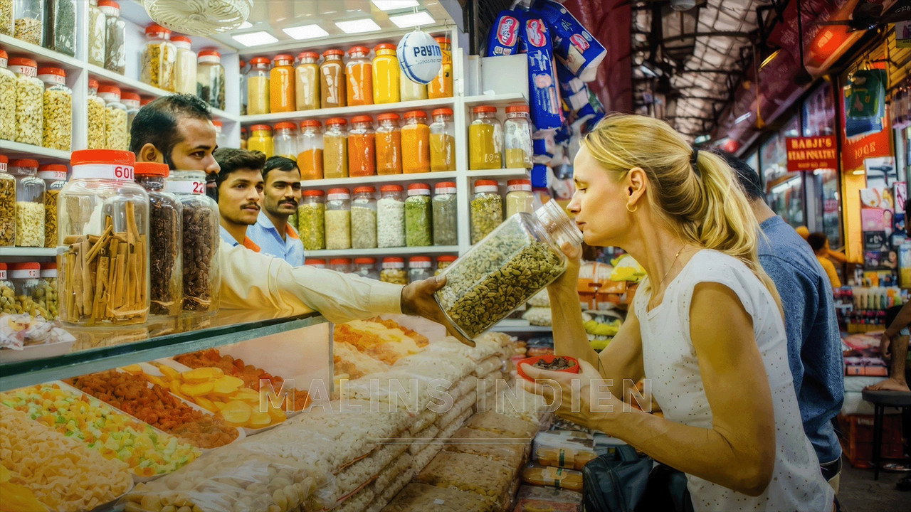 Malins Indien backdrop