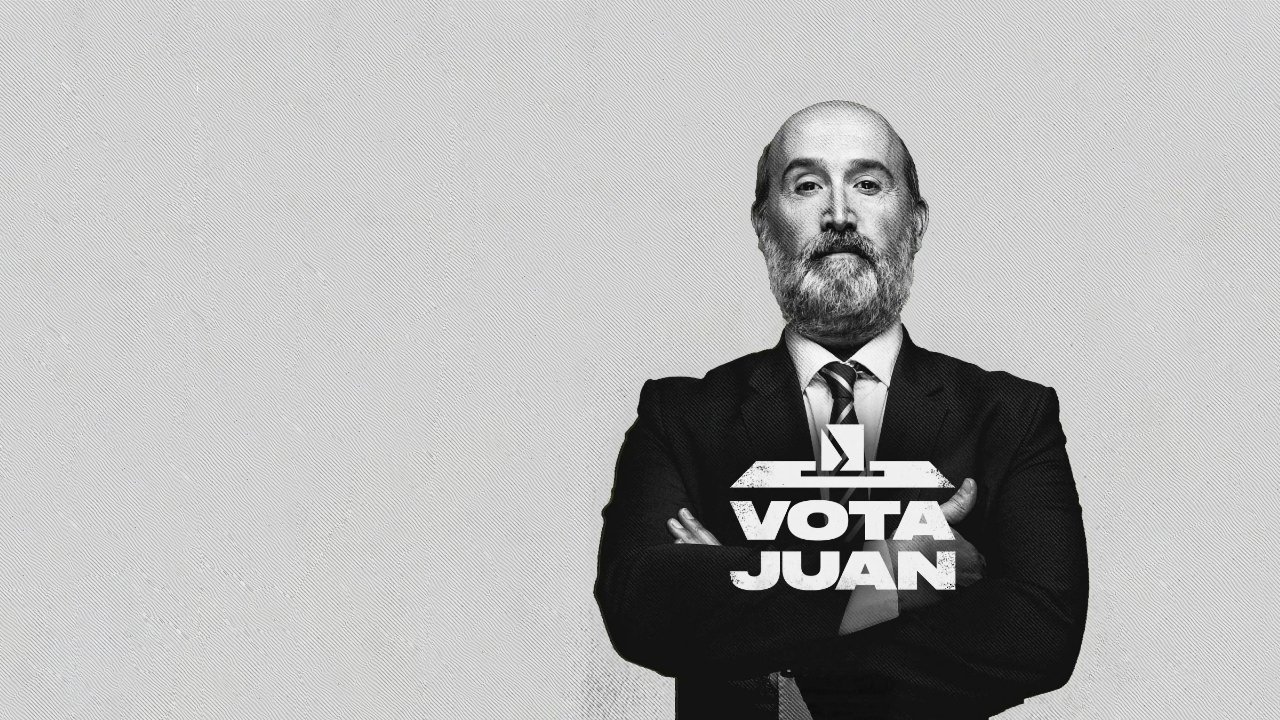 Vota Juan backdrop