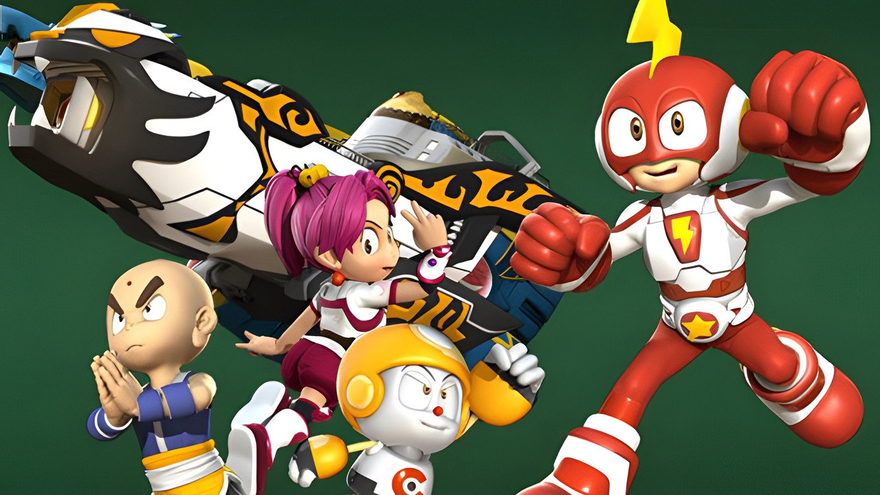 Electro Boy backdrop