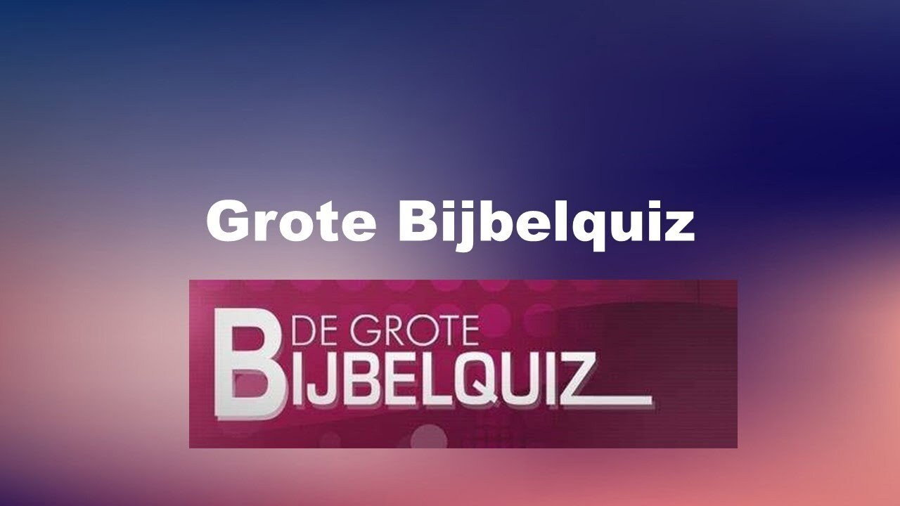 De Grote Bijbelquiz backdrop