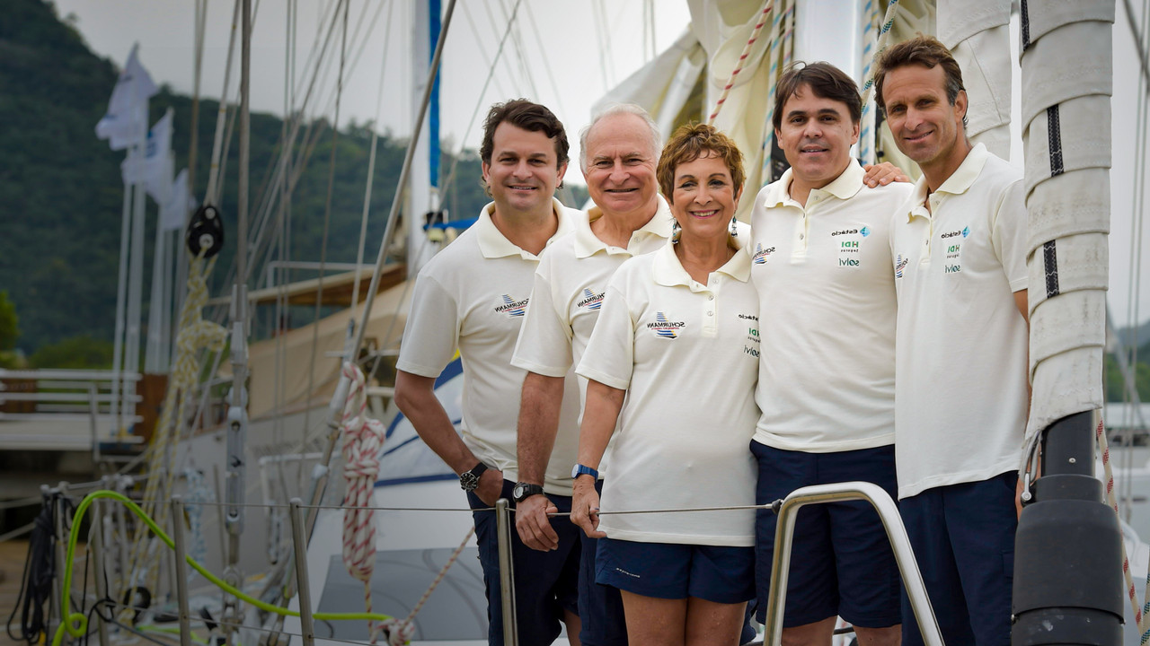 The Orient Expedition: Família Schürmann backdrop