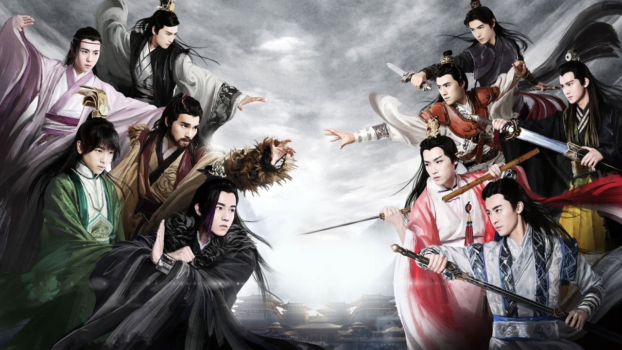 Men with Swords backdrop