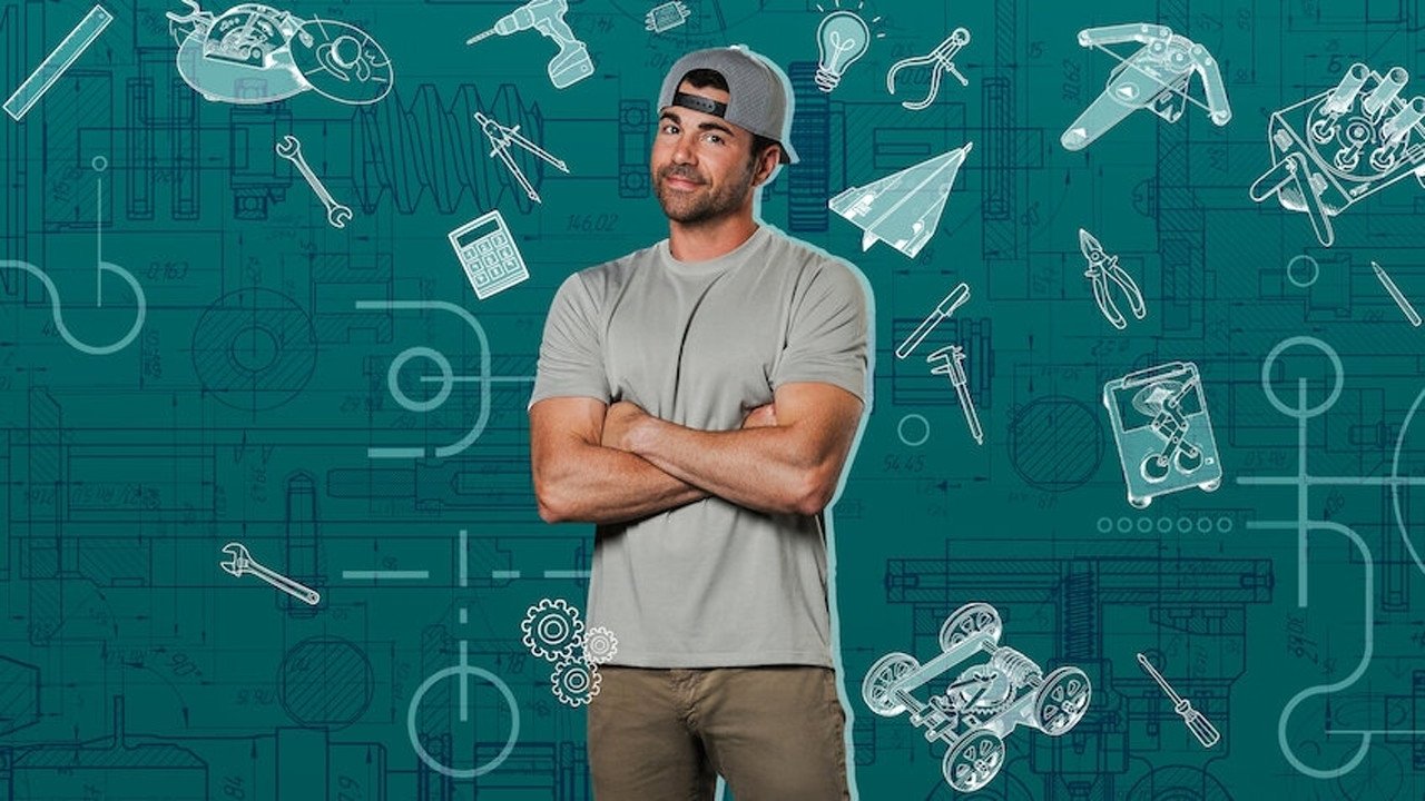 Mark Rober's CrunchLabs backdrop