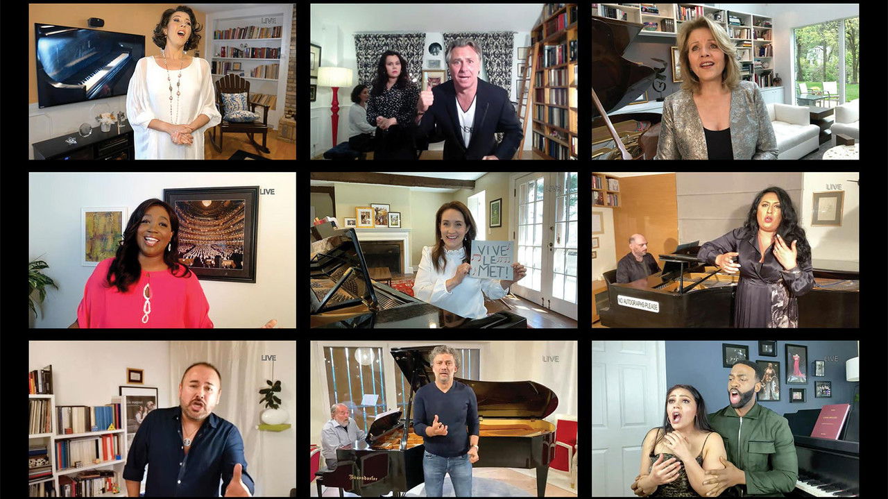 Metropolitan Opera At Home Gala backdrop