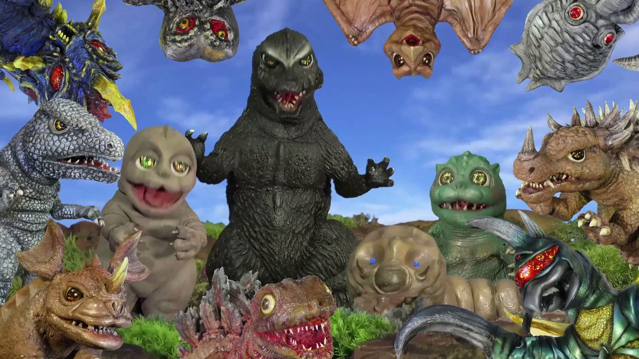 Monster Puppet Show Godziban backdrop