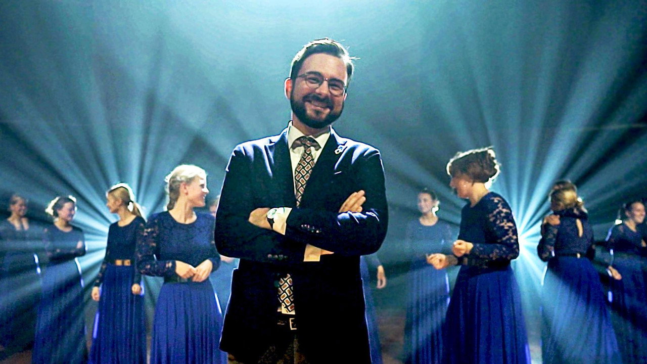 Faber og pigekoret backdrop