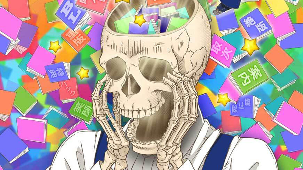 Skull-face Bookseller Honda-san backdrop