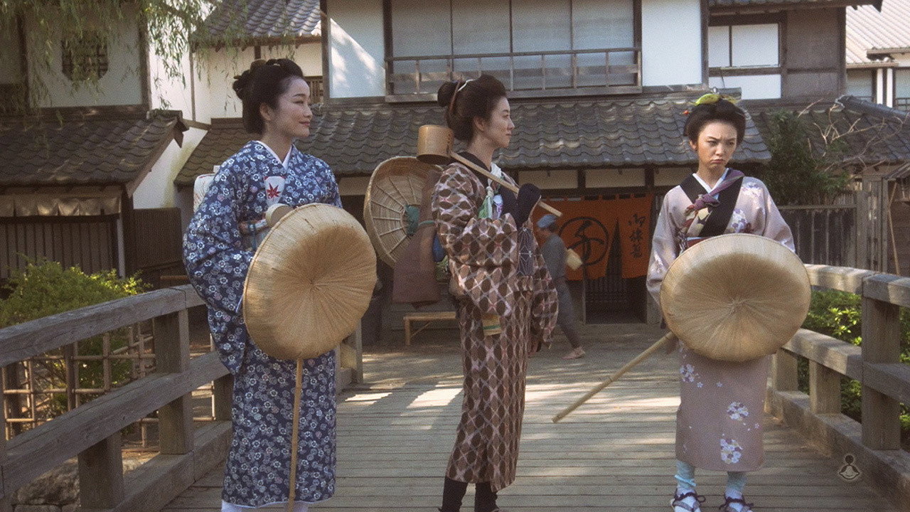 Nuke Mairu: Onna 3-nin Ise Mairi backdrop