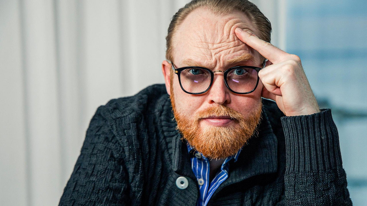 Hjernemassage med Jan Hellesøe backdrop