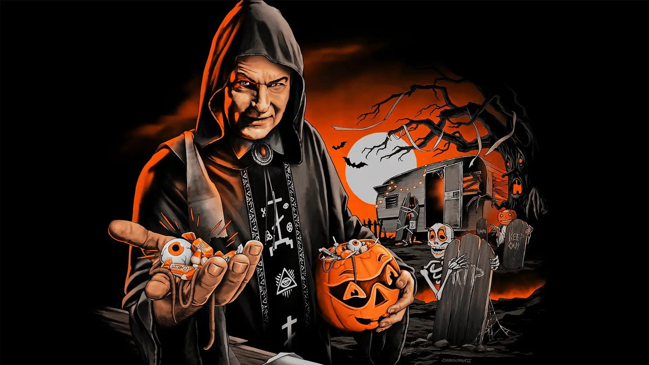 Joe Bob's Haunted Halloween Hangout backdrop