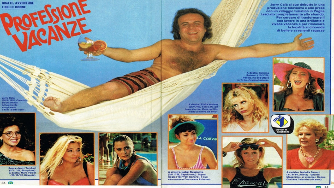 Professione vacanze backdrop