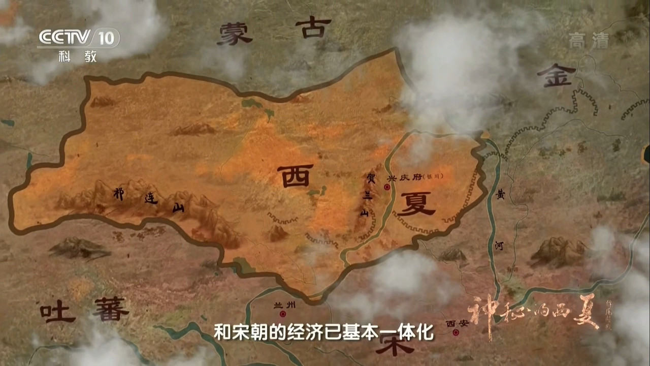 神秘的西夏 backdrop