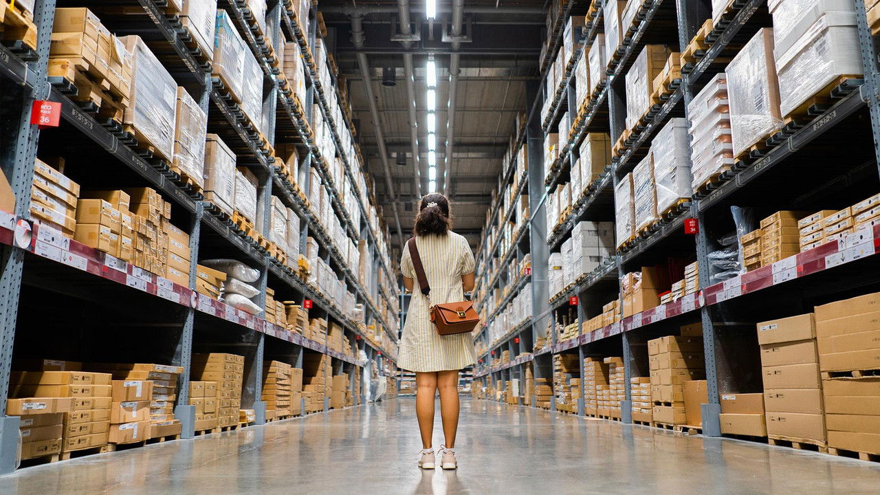 Inside IKEA backdrop